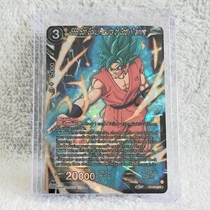 3/$25 Mint 2023 SSB Son Goku, Results... Dragon Ball Super Card P_497_PR Holo!!
